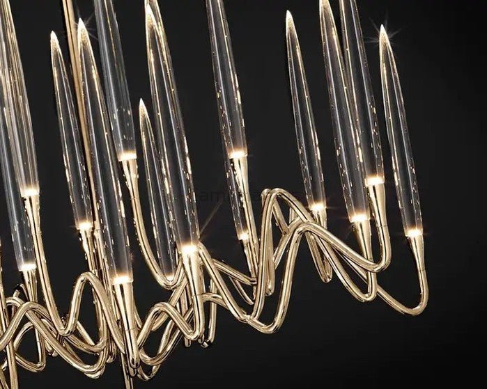 Pezzo Round Chandelier 23"W 33"W 47"W 55"W - Camilalamps - pez23 - 3