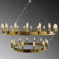 Camina Vintage Filament Two - tier Chandelier38''D 50''D 63''D 73''D - Camilalamps - CA - DL - KA009