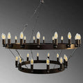 Camina Vintage Filament Two - tier Chandelier38''D 50''D 63''D 73''D - Camilalamps - CA - DL - KA009