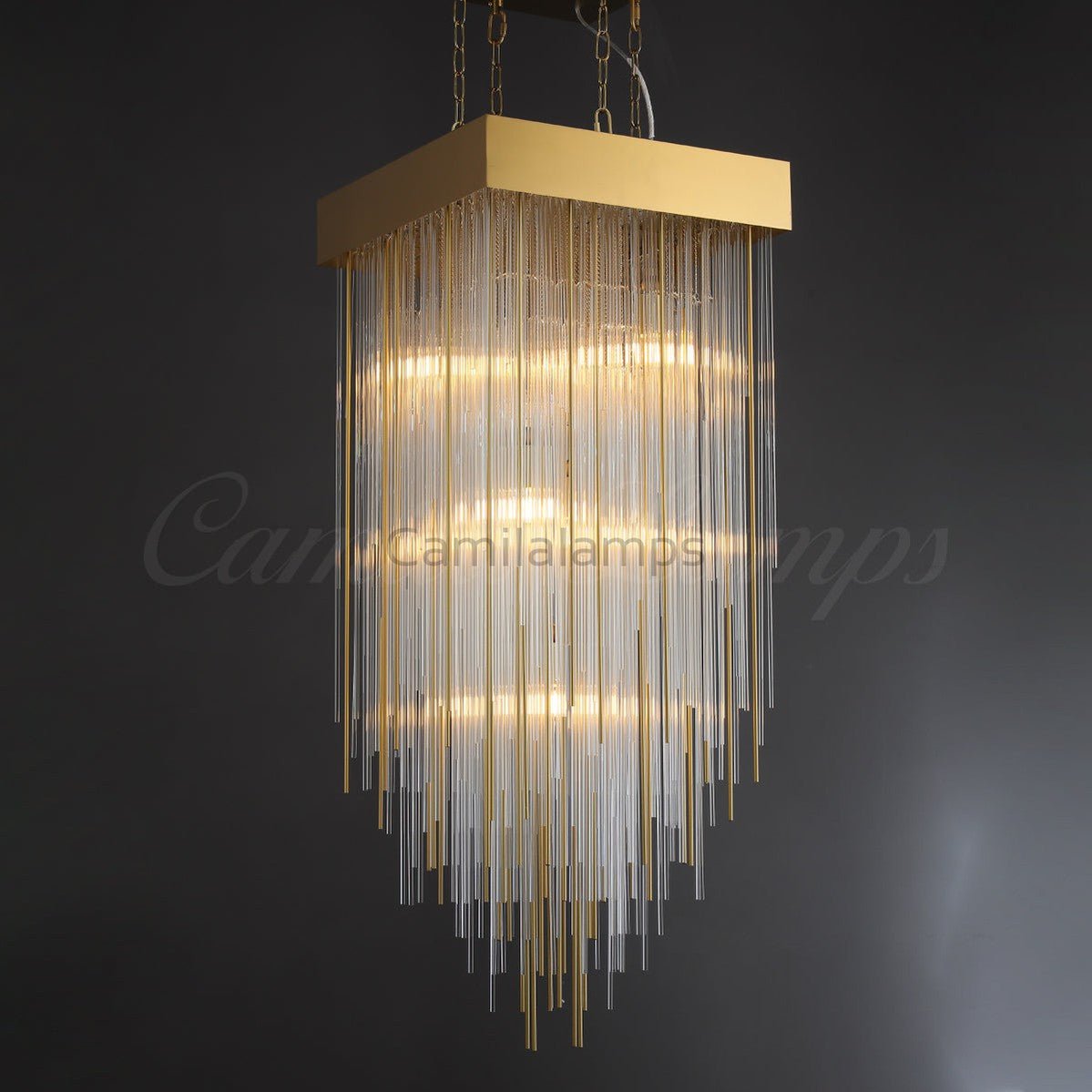 Mava Luxury Blown Glass Chandelier For Living Room Dining Room - Camilalamps - CAM1214