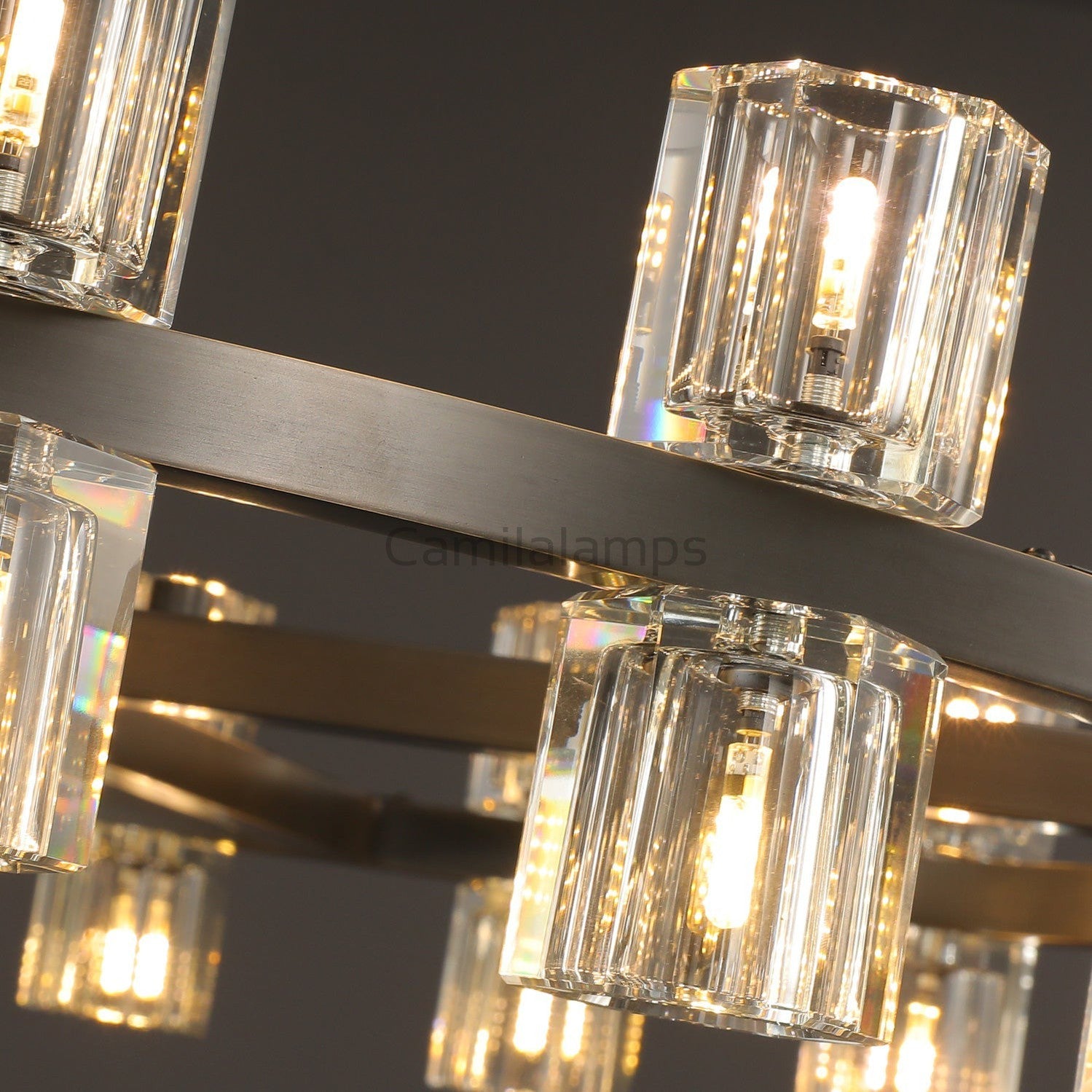 Arcachon Crystal Rectangular Chandelier48" 54" 72" - Camilalamps - CA - CH10254 - 2