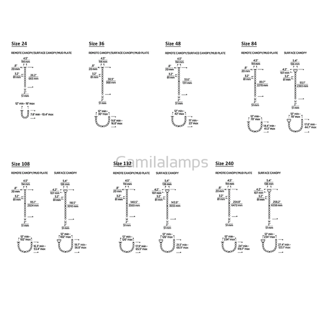 Modern Collier LED Pendant/Chandelier - Camilalamps - CO - P1432