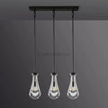 Raindrop 3 - Light Rod Rectangular Chandelier - Camilalamps - CA - RA2023 - C1242
