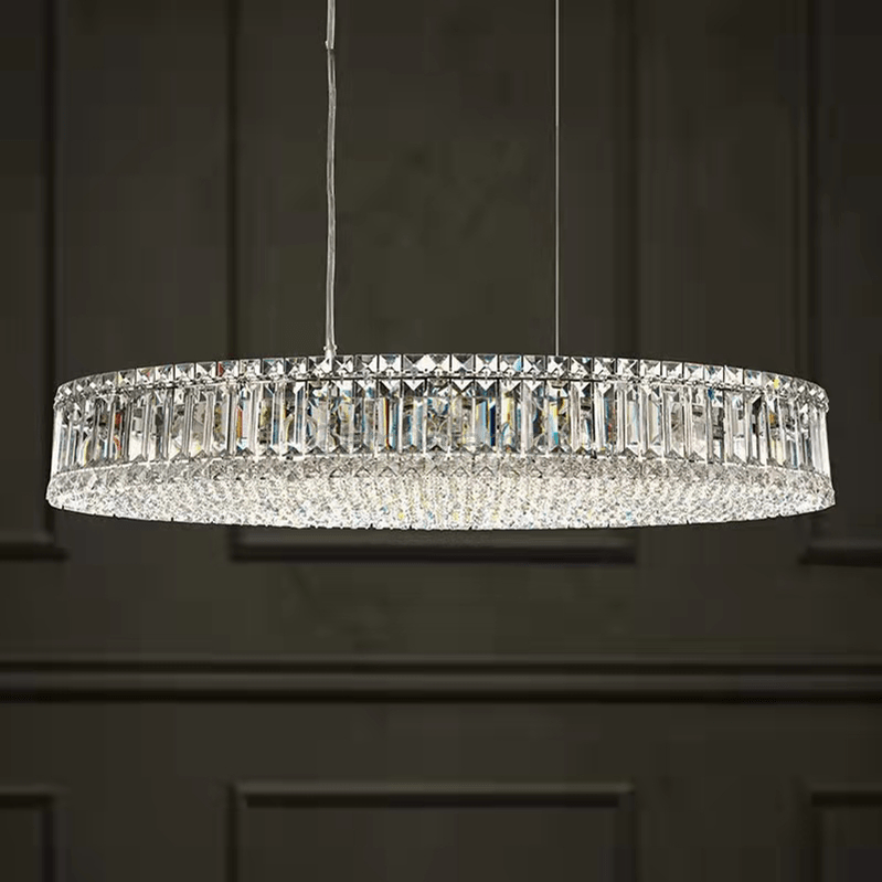 Modern Oval Crystal Chandelier - Camilalamps - ILM0677