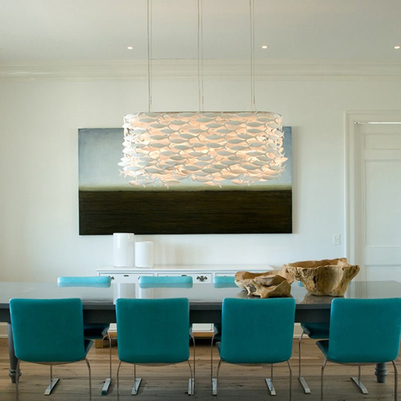 Porcelain Fish Shape Dining Table Chandelier - Camilalamps - CA - X - 14506