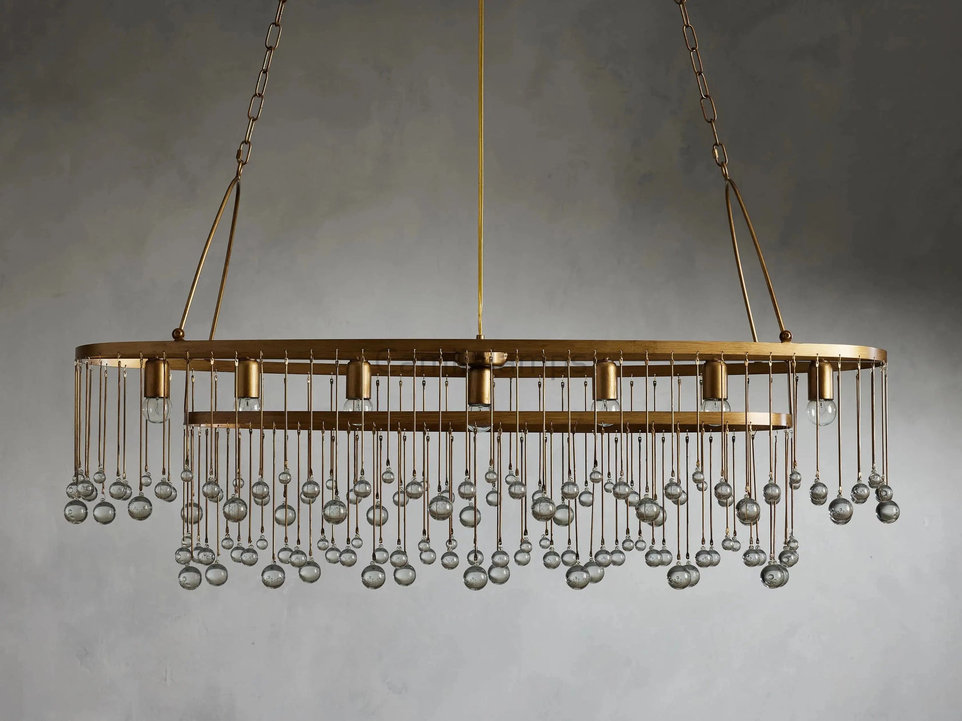 Aubrey 7 Light Oval Chandelier - Camilalamps - CA - 636H587