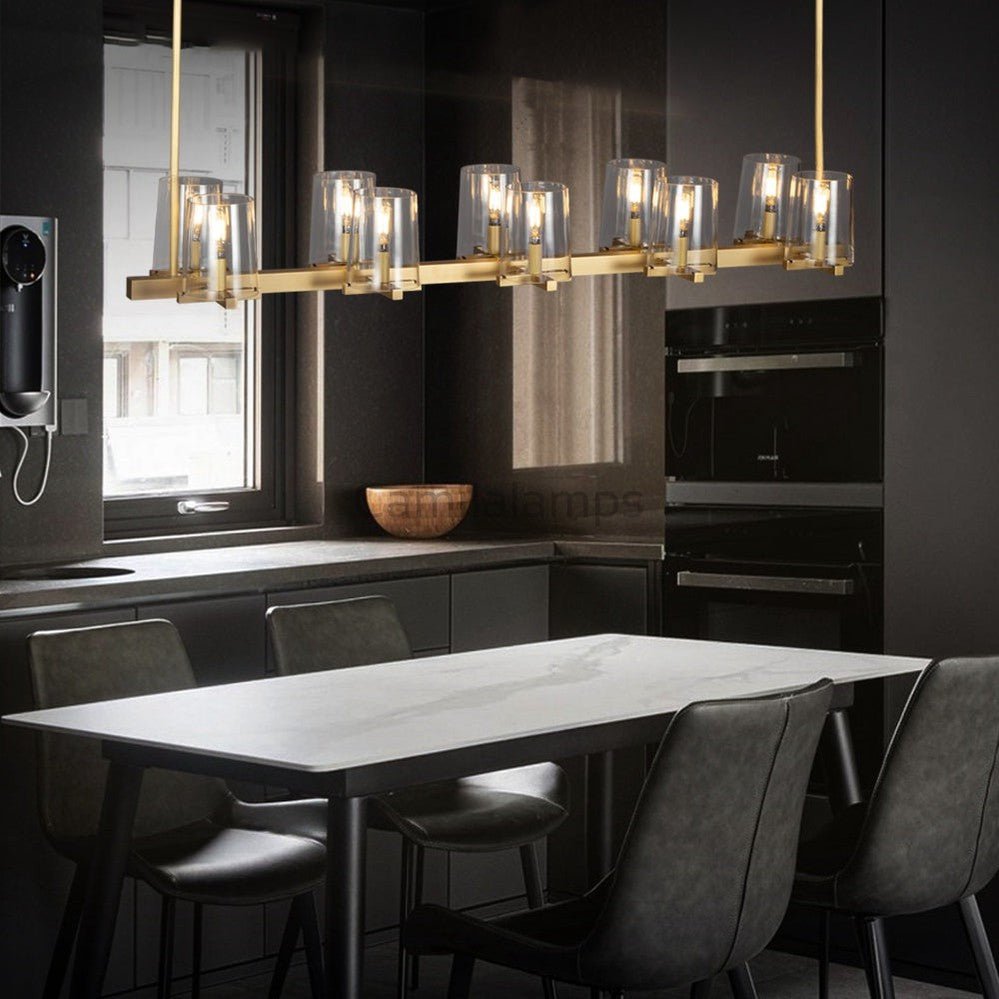 Paricia Modern Linear Chandelier 49", 60" - Camilalamps - CA - BX - 1