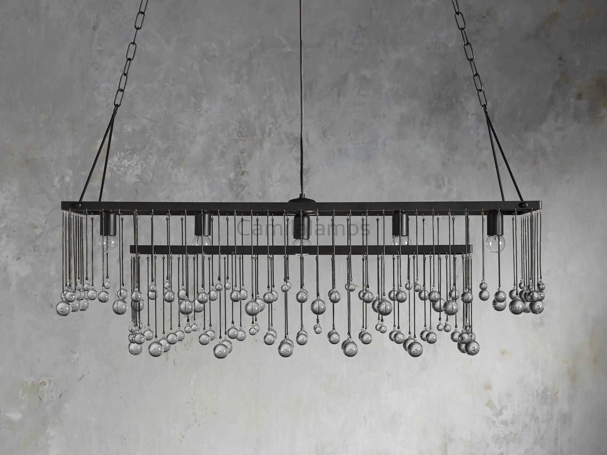Aubrey Rectangular Chandelier 47''60'' - Camilalamps - CA - 636H205