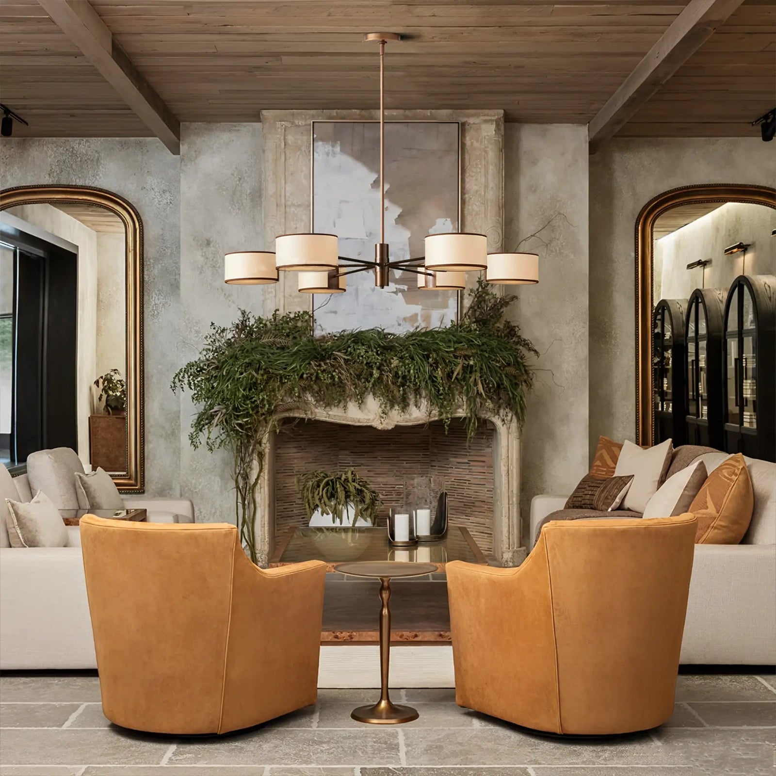 Daphne Round Chandelier 48''60'' - Camilalamps - CA - 10031H105