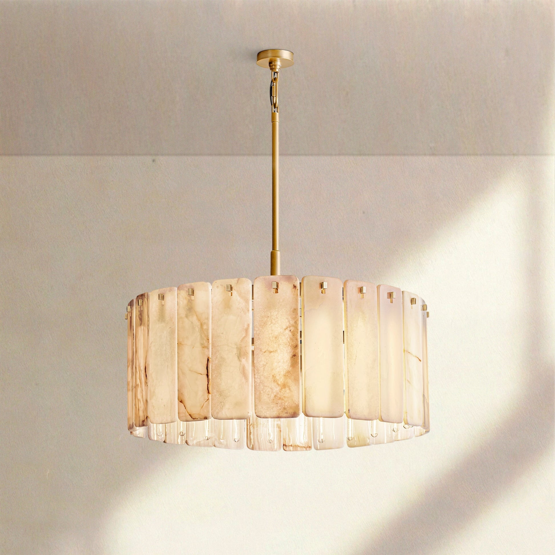 Calametta Onyx Round Chandelier 36" 48'' 60'' - Camilalamps - CA-CALA-Round-1
