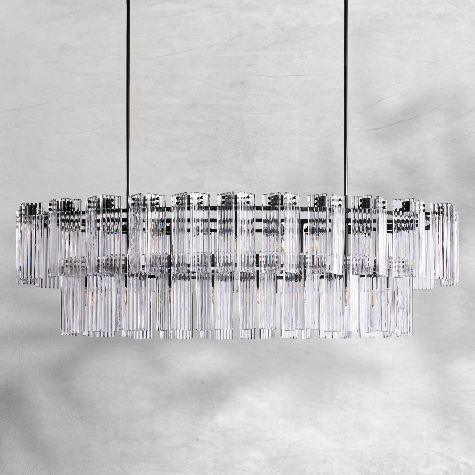 Delsie Oval Chandelier 51''63''72'' - Camilalamps - CA - 10031H98KT