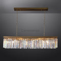 1920s Odaon Art Deco Rectangular Chandelier 40''49