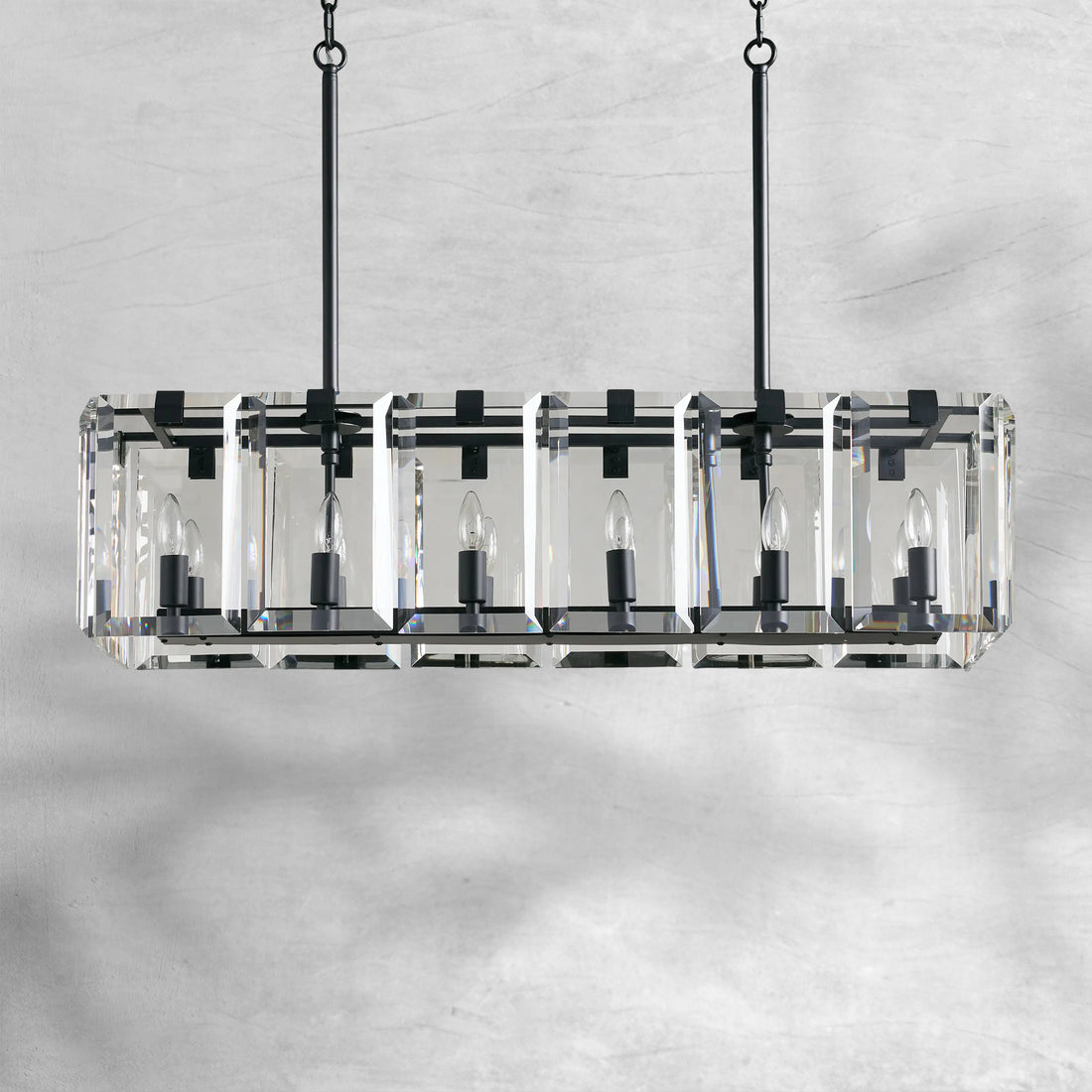 Amaya Rectangular Chandelier 12/16 Light - Camilalamps - CA - 2036H738