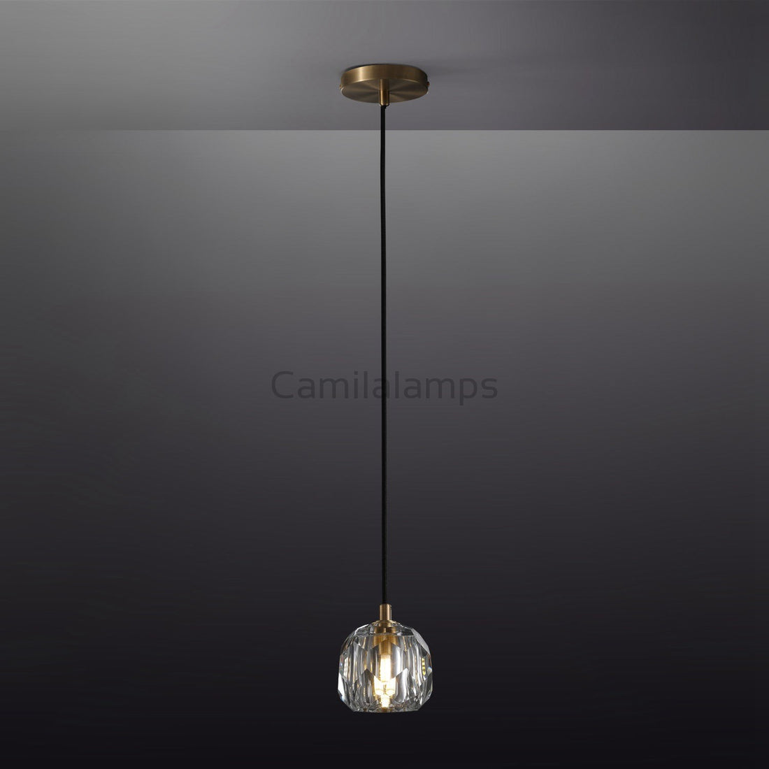 Bille Crystal Modern Pendant Light - Camilalamps - CAM1409