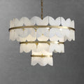 Alabaster Cloudscape Chandelier with 1/2 layer - Camilalamps - Alaba - 1709 - 3 lay - 7