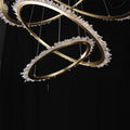 Quartz Crystal Chandelier Modern Suspended Hanging Light 4 Rings - Camilalamps - CAM - QUA - 01