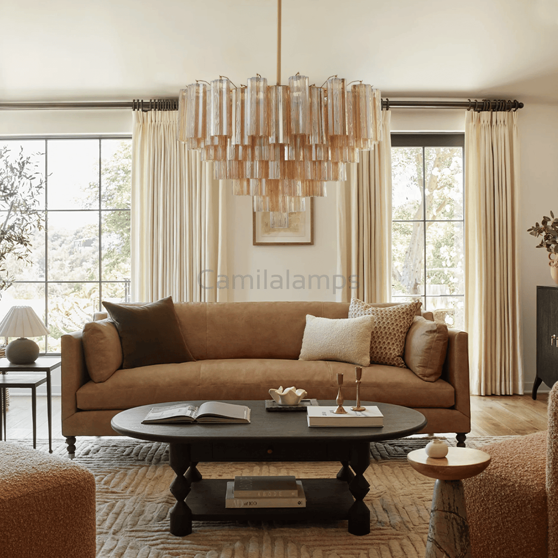Addis Chandelier 17.8" 19.8" 22" 26.8" 32''D - Camilalamps - CA - Add - 101