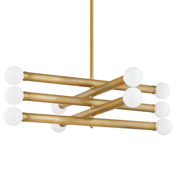 Pienza Clear Functional Design Chandelier - Camilalamps - 373 - 50 - VB