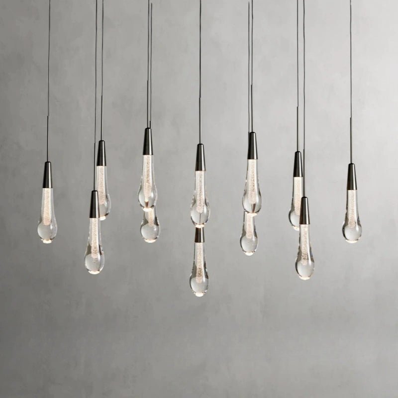 Solitaire Linear Chandelier 37"50"60"70"87"120" - Camilalamps - CAA - 10019A8