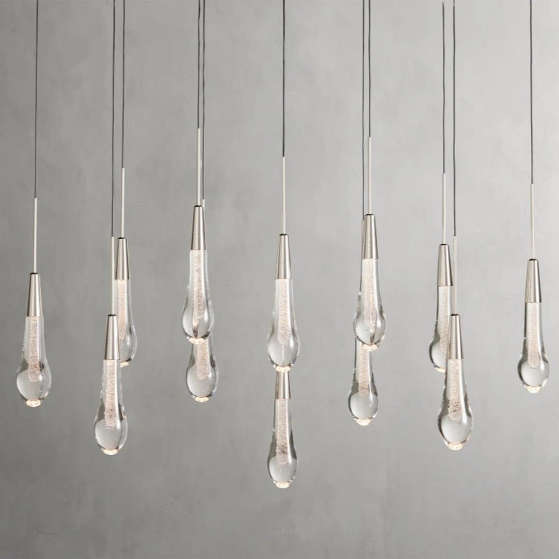 Solitaire Linear Chandelier 37"50"60"70"87"120" - Camilalamps - CAA - 10019A9