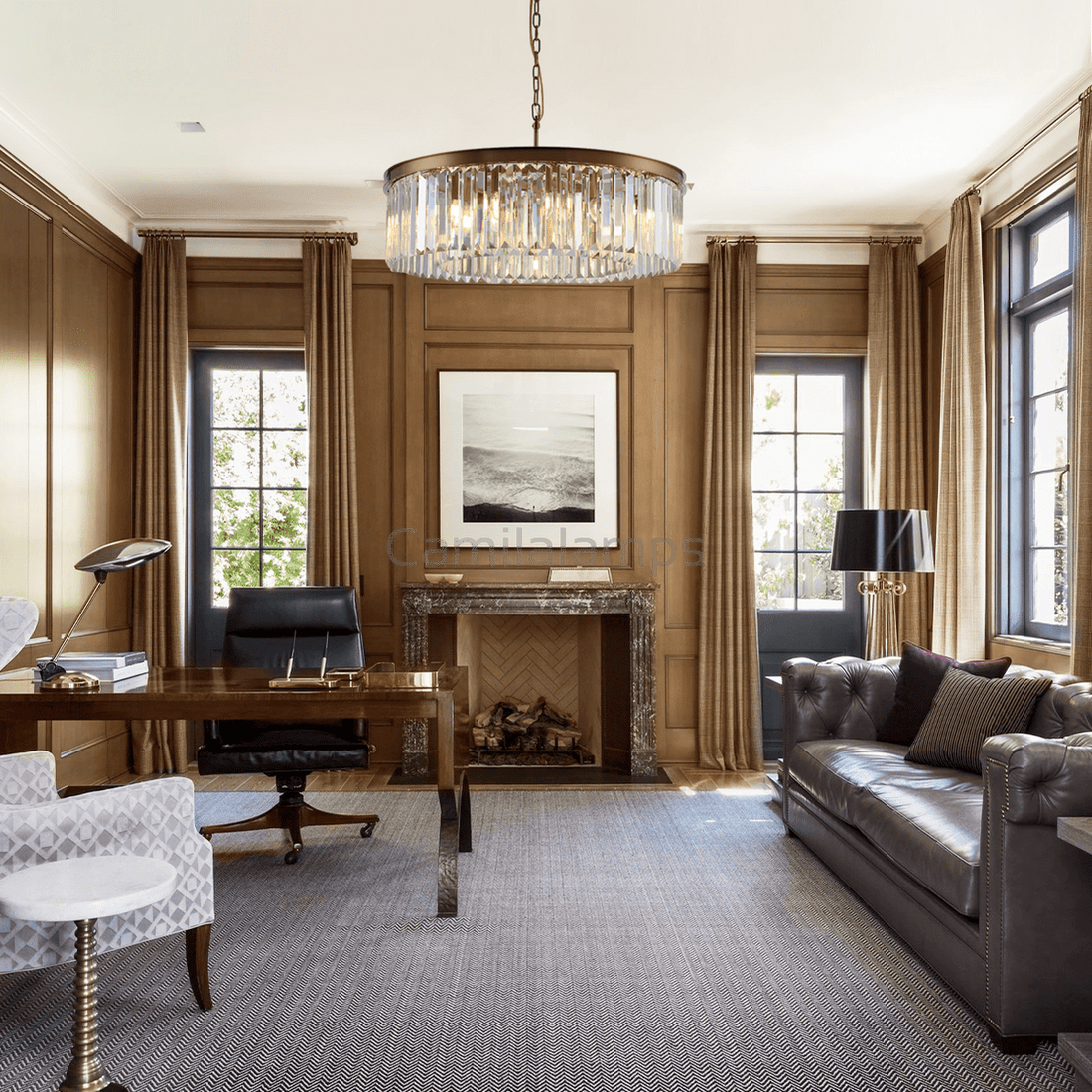 Falria 1 - Tier Crystal Round Chandelier - Camilalamps - VSL - CUST2024 - 245