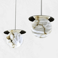 Culoud Spanish Alabaster Bedside Pendant - Camilalamps - CA - PEN256256