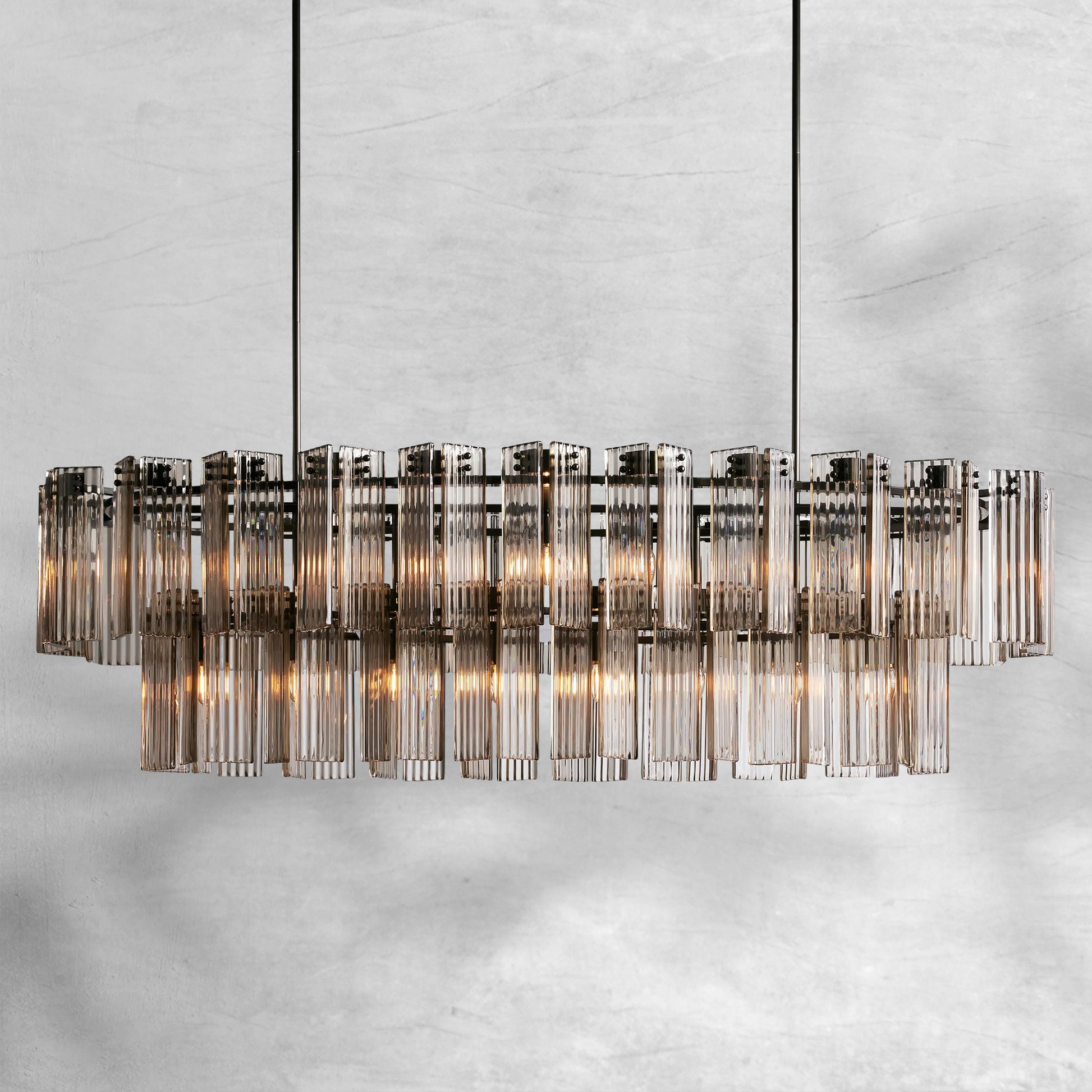 Delsie Oval Chandelier 51''63''72'' - Camilalamps - CA - 10031H98KT