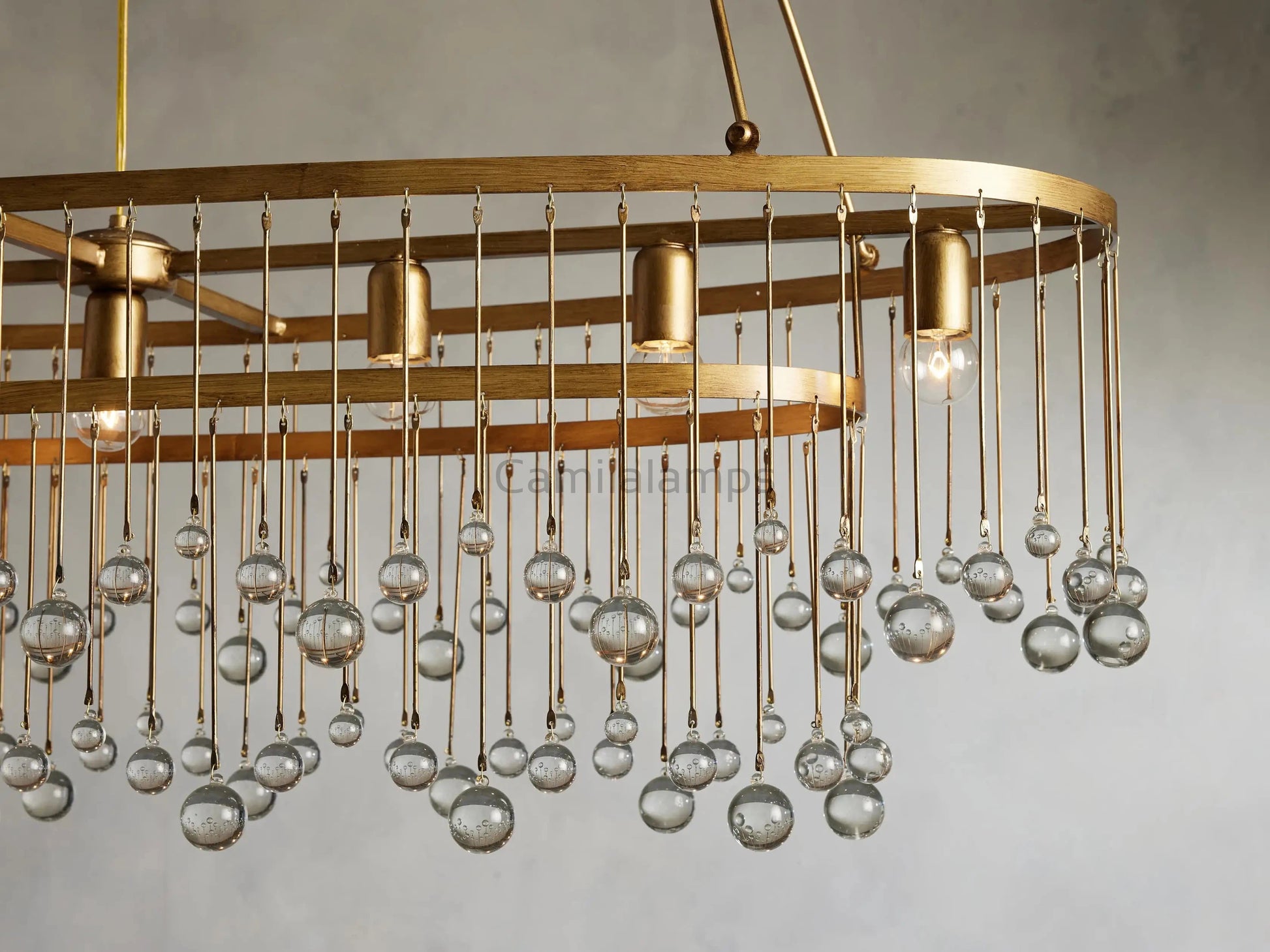 Aubrey 7 Light Oval Chandelier - Camilalamps - CA - 636H587