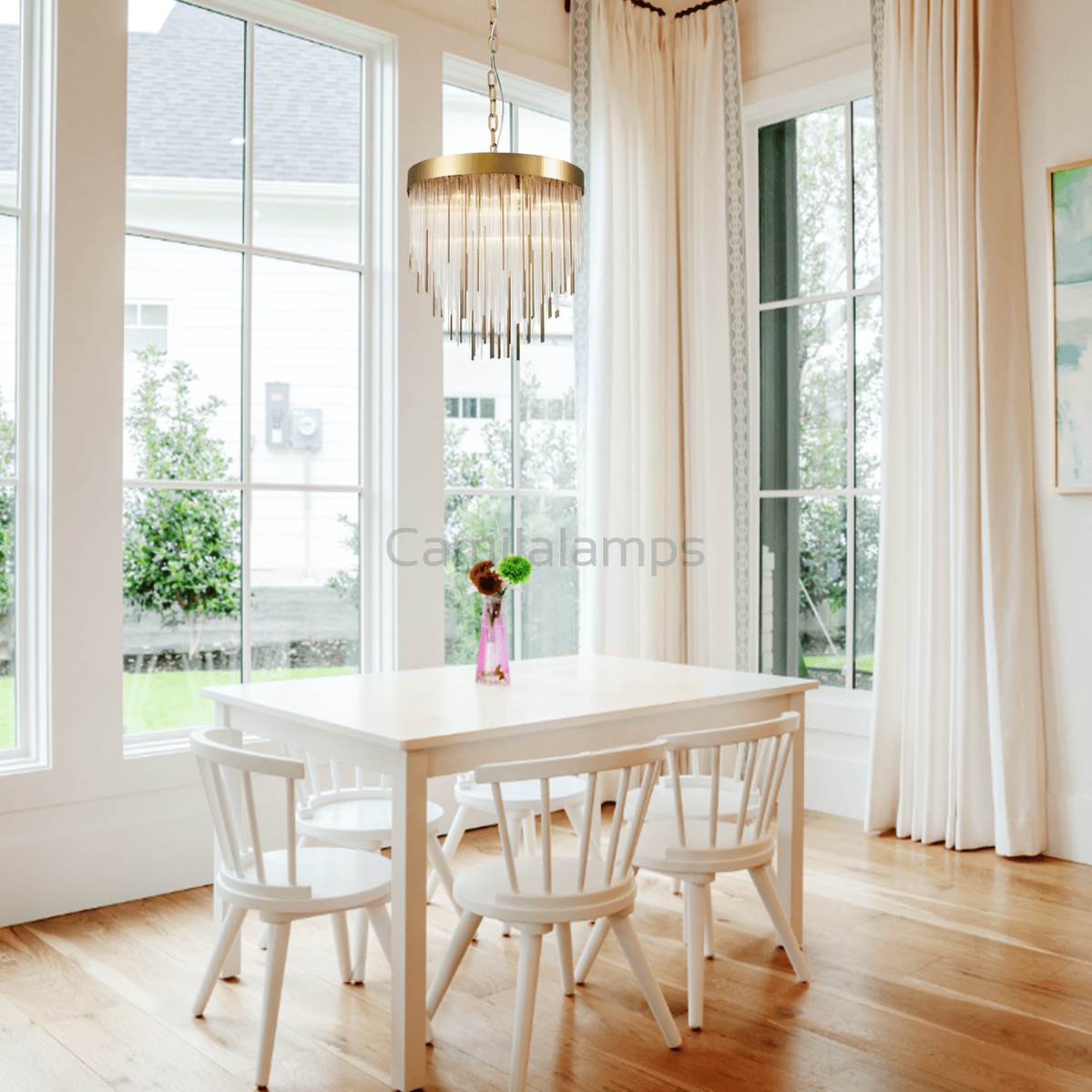 Riley Aged 12 - Light Chandelier 30" - Camilalamps - CA - LI2024 - C5827