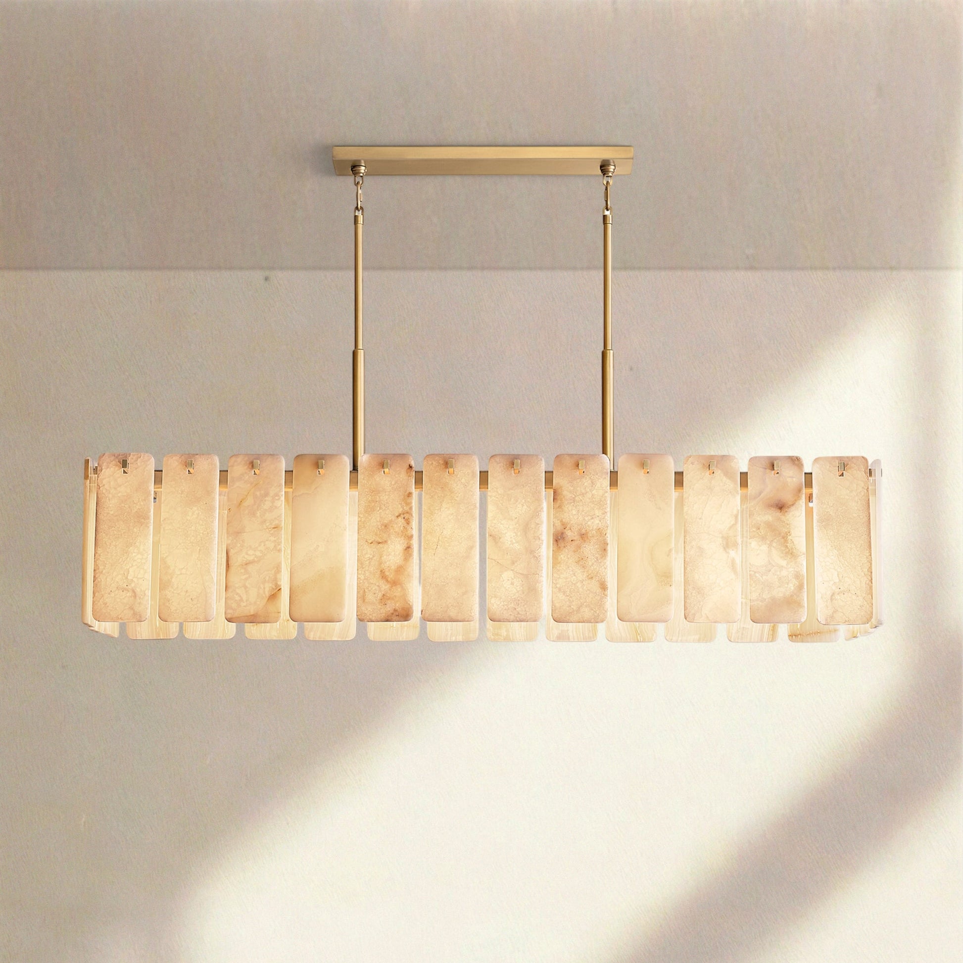 Calametta Onyx Rectangular Chandelier 60" 72'' - Camilalamps - CA-CALA-Rec-4