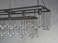 Aubrey Rectangular Chandelier 47''60'' - Camilalamps - CA - 636H402