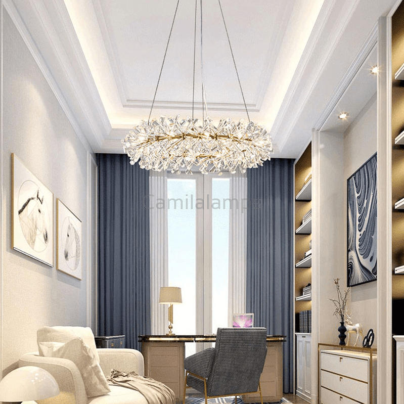 Postmodern Ring Crystal Chandelier - Camilalamps - ILM0638