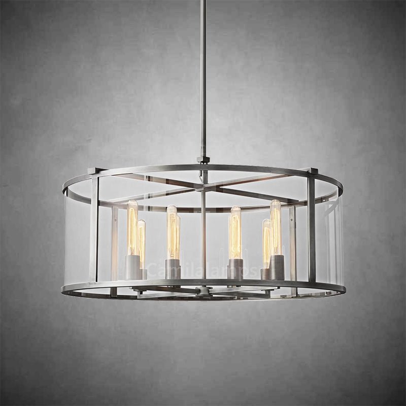 Baker Round Chandelier D33'' 44" 55'' - Camilalamps - CA - Baker - Round - D44 - C