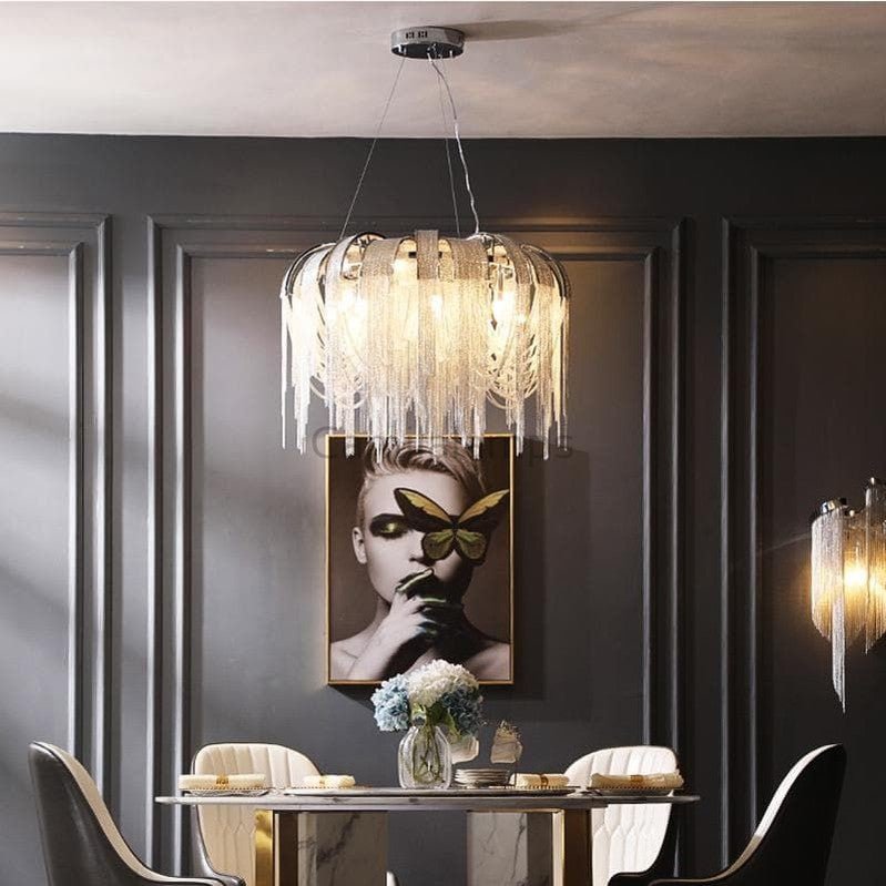 Alisa Aluminum Luxury Round Decor Chandelier - Camilalamps - OL - AL1122 - C1914