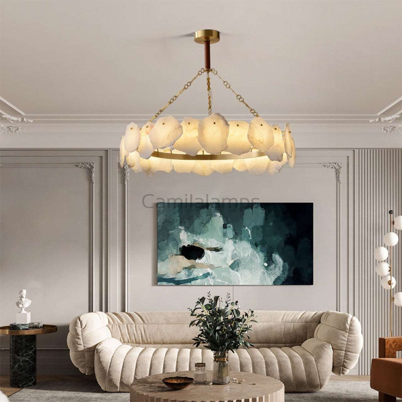 August marble Modern Snowflake chandelier - Camilalamps - AU - 2