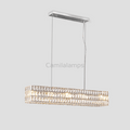 Pluto Halo Rectangular Crystal Chandelier - Camilalamps - CA - LI2024 - C5566