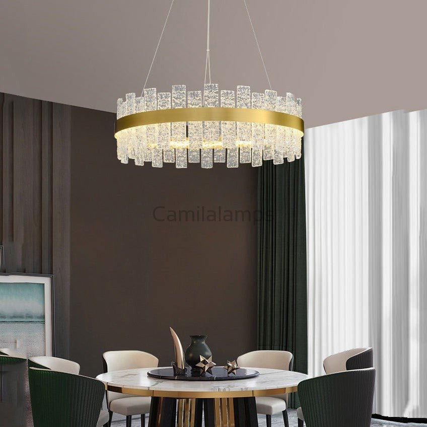 Magnus Modern Round Crystal Chandelier - Camilalamps - CAM1732