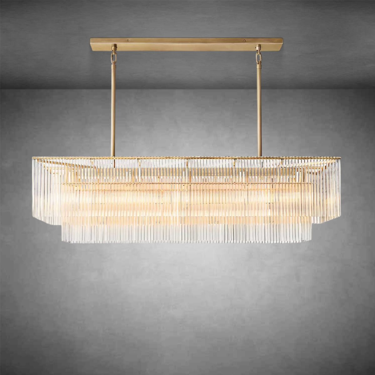 Amadeon Rectangular Chandelier 54" - Camilalamps - CA - Amadeon - RC07