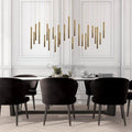 Bellini Rectangular Tubular Pendant Light Chandelier - Camilalamps - STPL3222 - RC - 28