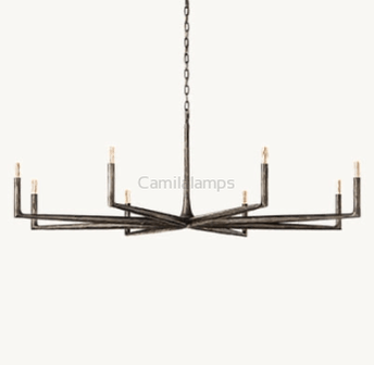 Avarital Forged Round Chandelier 36" 48” 60” 72” - Camilalamps - ARTT - 3