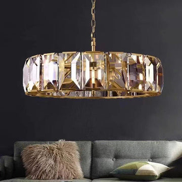 Harlow Multicurve Crystal Round Chandelier - Camilalamps - CA0209