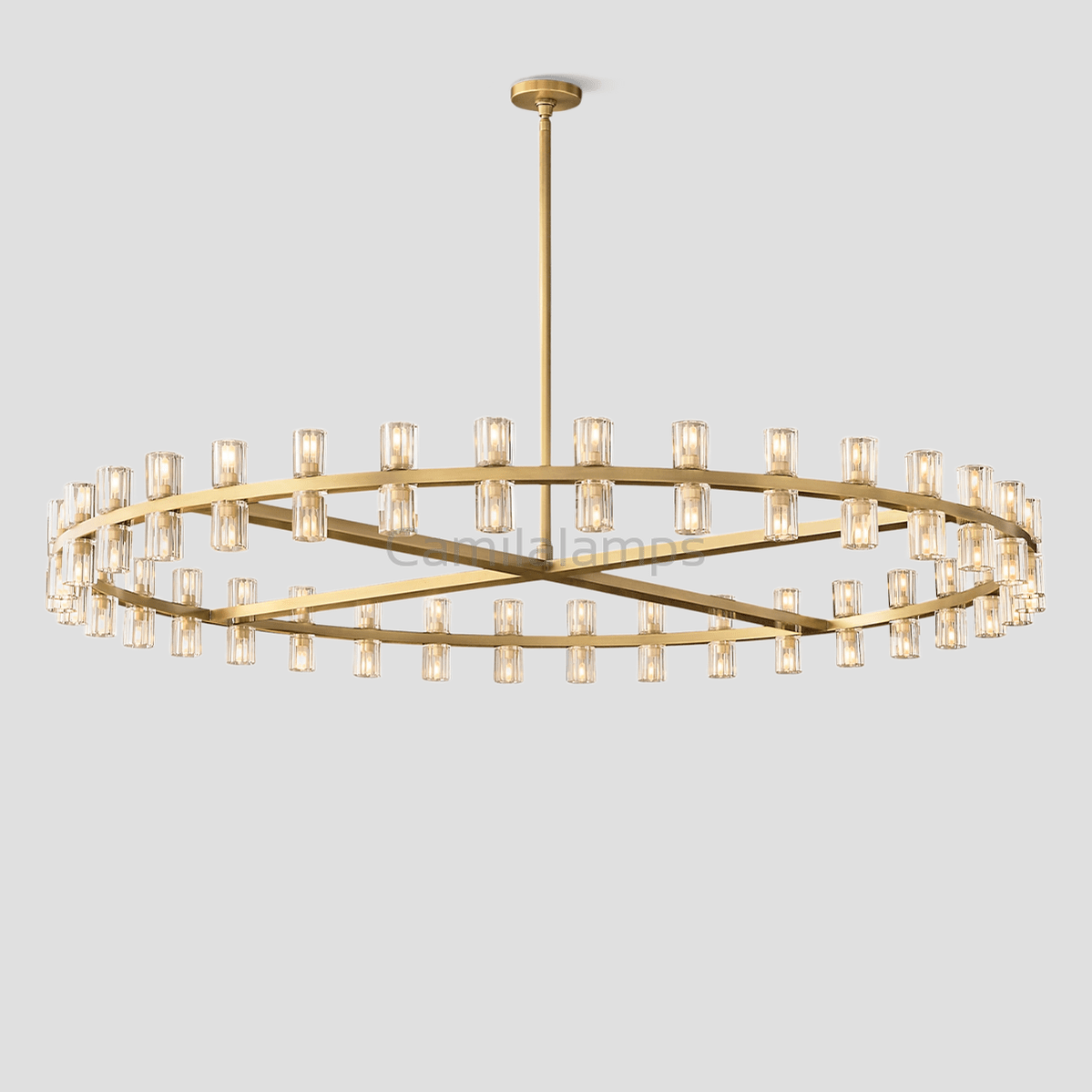 Arcachon Crystal Round Chandelier 48" - Camilalamps - CA - CH10248 - 2