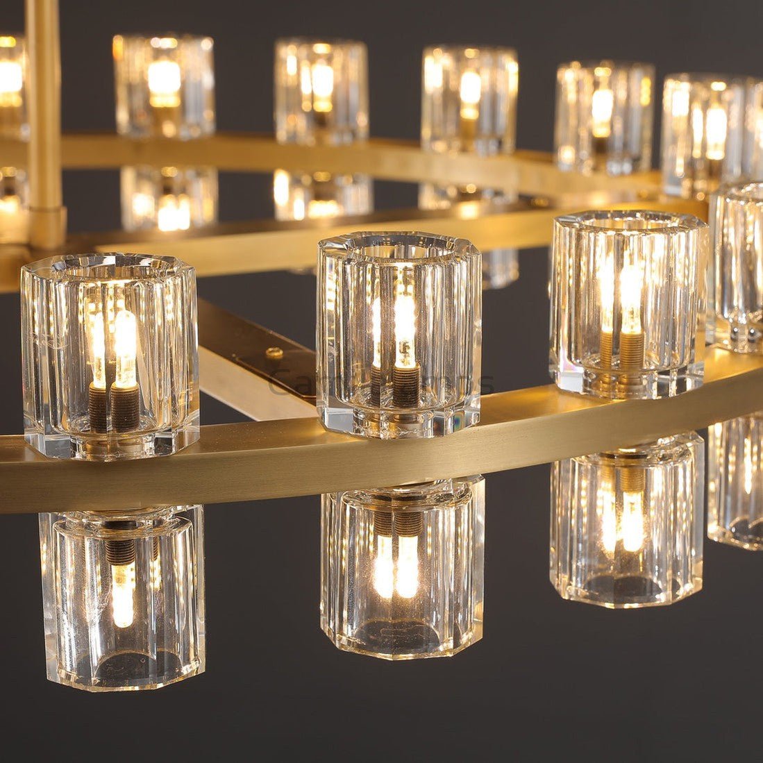 Arcachon Crystal Round Chandelier 36" - Camilalamps - CA - CH10236 - 2