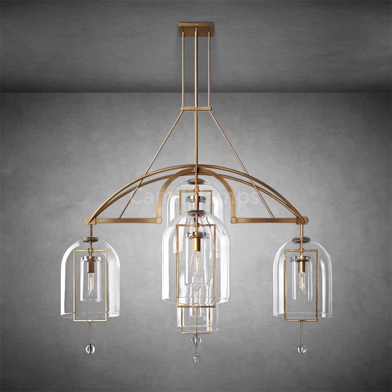 Fulcrun Round Chandelier 73" 5 - Lights - Camilalamps - CAA - 1Z0188
