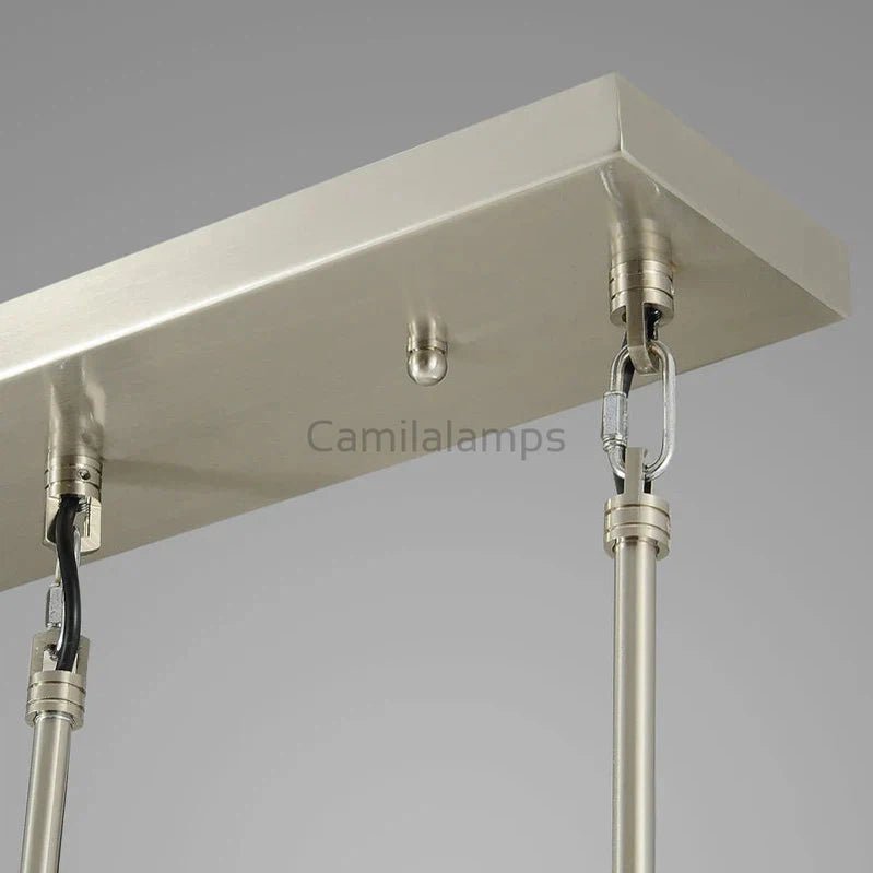 Raindrop 3 - Light Rod Rectangular Chandelier - Camilalamps - CA - RA2023 - C1243