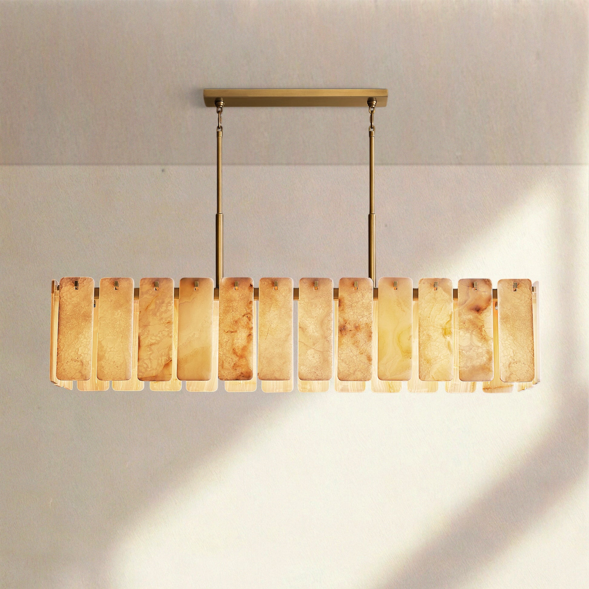 Calametta Onyx Rectangular Chandelier 60" 72'' - Camilalamps - CA-CALA-Rec-3