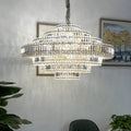 Luxury Cake Shape Living Room Crystal Chandelier - Camilalamps - CAM1728