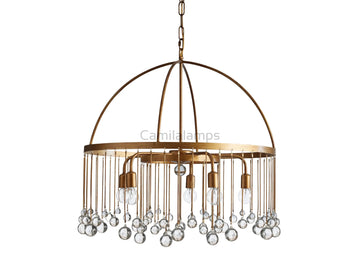 Aubrey Round Chandelier 5 Light/ 8 Light - Camilalamps - CA - 636H0
