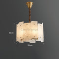 Alabaster Lorry Round Chandelier 20