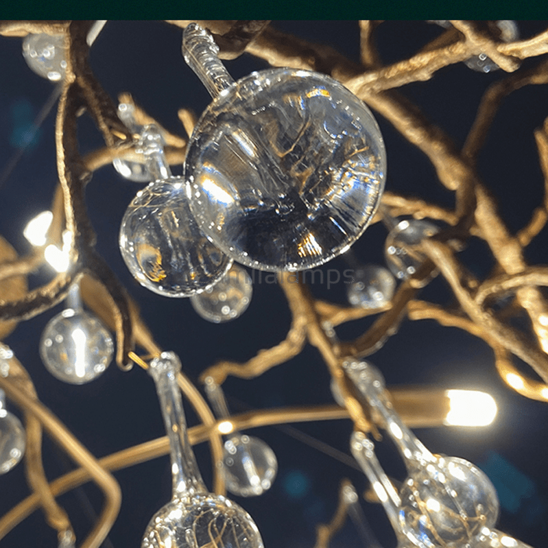 Avis Crystal Raindrop Branch Chandelier - Camilalamps - ILM1385